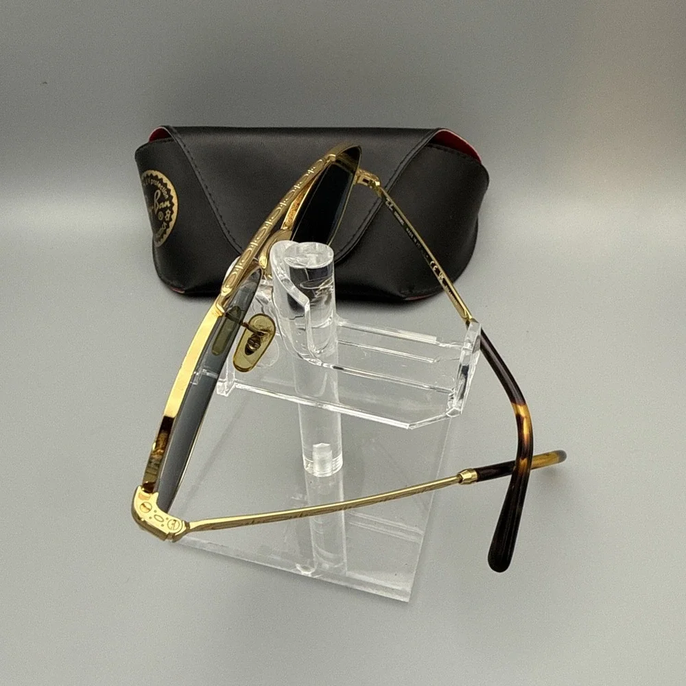 Ray-Ban Sunglasses, RB3625 Gold /Tortoise, Chromance Aviator 58-14-135 & RB Case